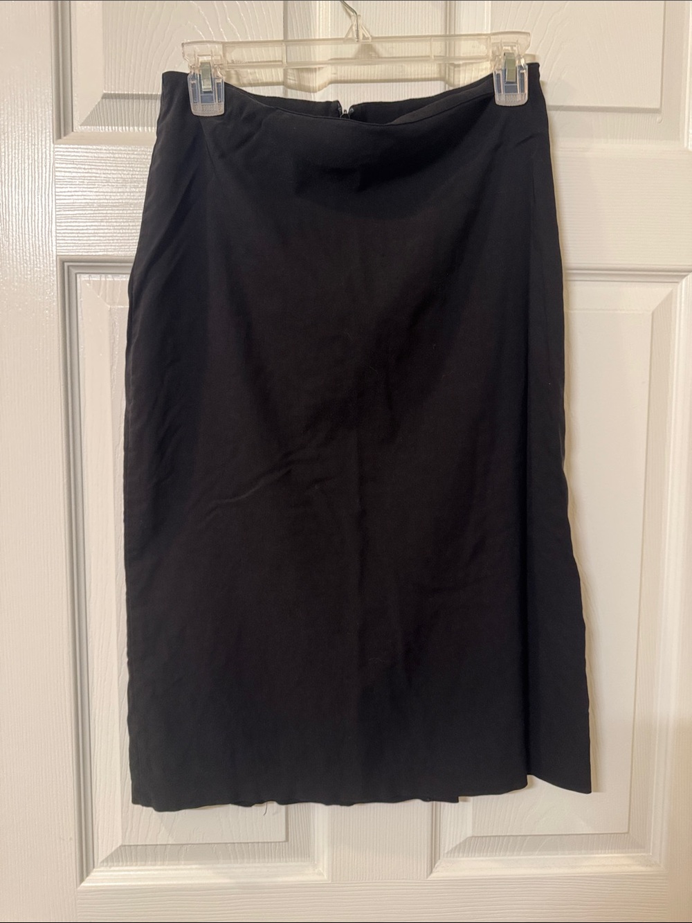 Sky Black Pencil Skirt